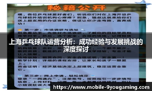 上海乒乓球队运营分析：成功经验与发展挑战的深度探讨